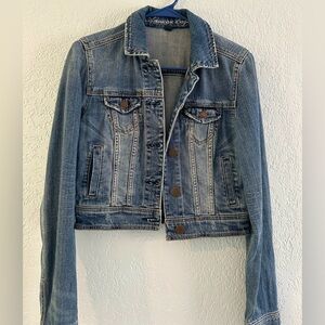 American Eagle Denim Jacket XS | Cropped Jean Jacket